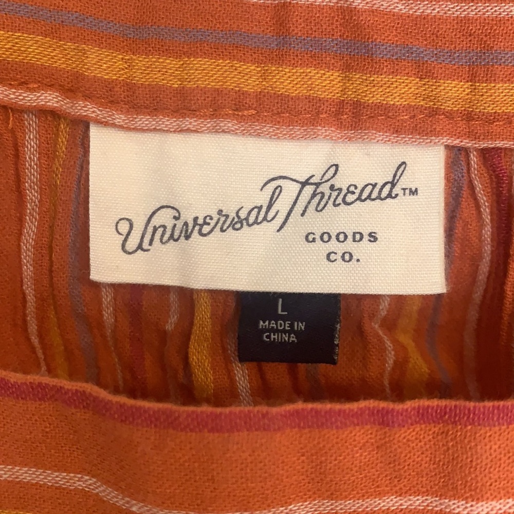 Universal Thread Rust Striped Tank - Picture 3 of 4